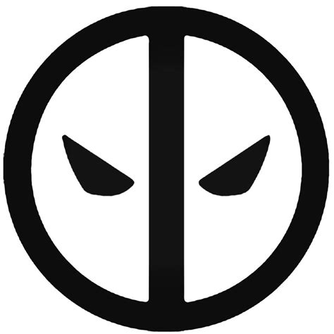 deadpool logo silhouette